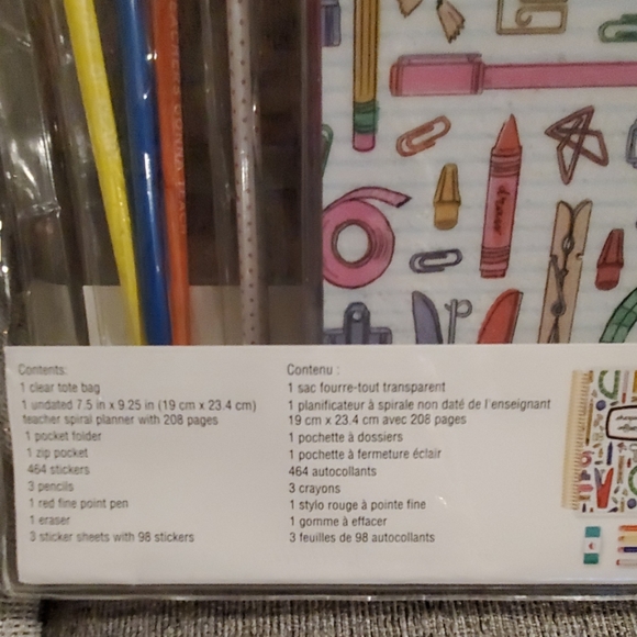 TEACHER'S  PLANNING TOTE - Picture 5 of 16